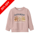 Name it® Dekliški pulover z medvedki- Sepia Rose